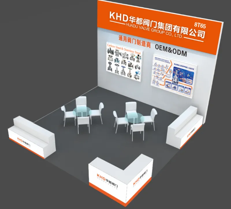 Où rencontrer Huadu Valve Group (KHD) en octobre 2026 ? Salon international des vannes du Zhejiang, stand 8T65