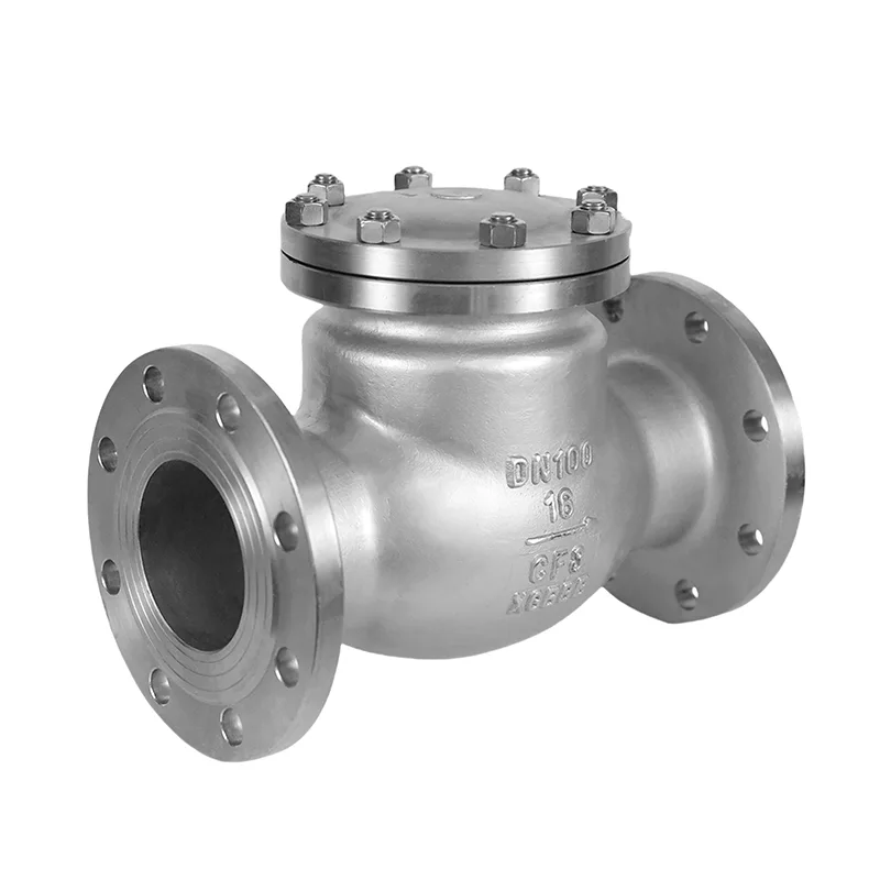 Clapet anti-retour standard GB en acier inoxydable